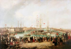 Opening van de Zuidelijke Dok, Sunderland, 1850, 1853